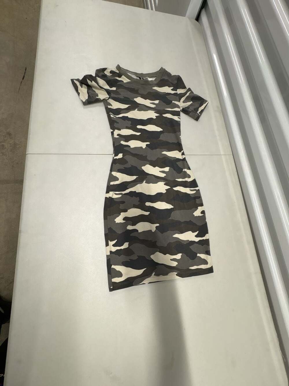 H&M Divided Camouflage Print Bodycon Mini Dress
